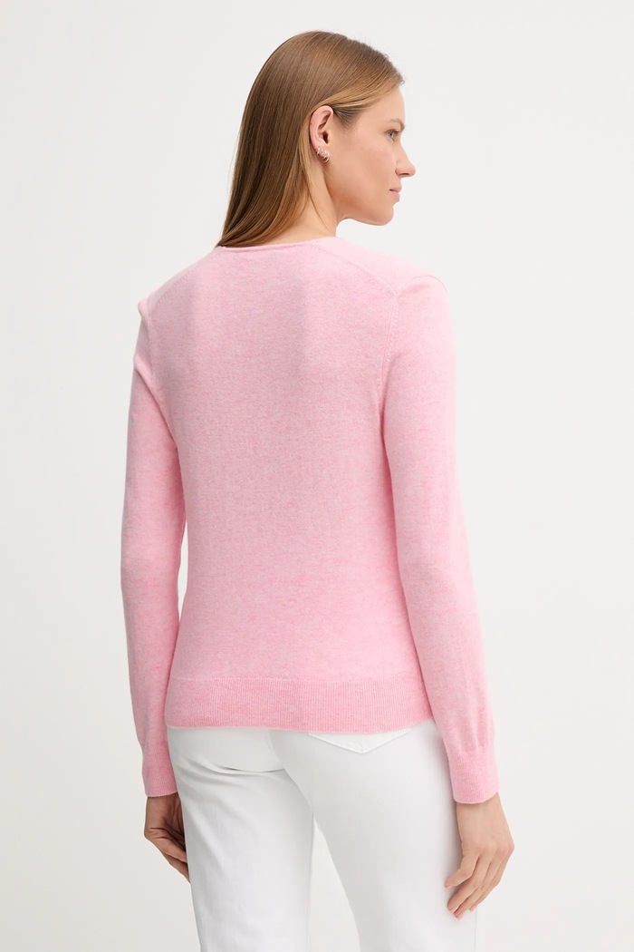 Odzież United Colors of Benetton sweter wełniany 1002D401Y różowy
