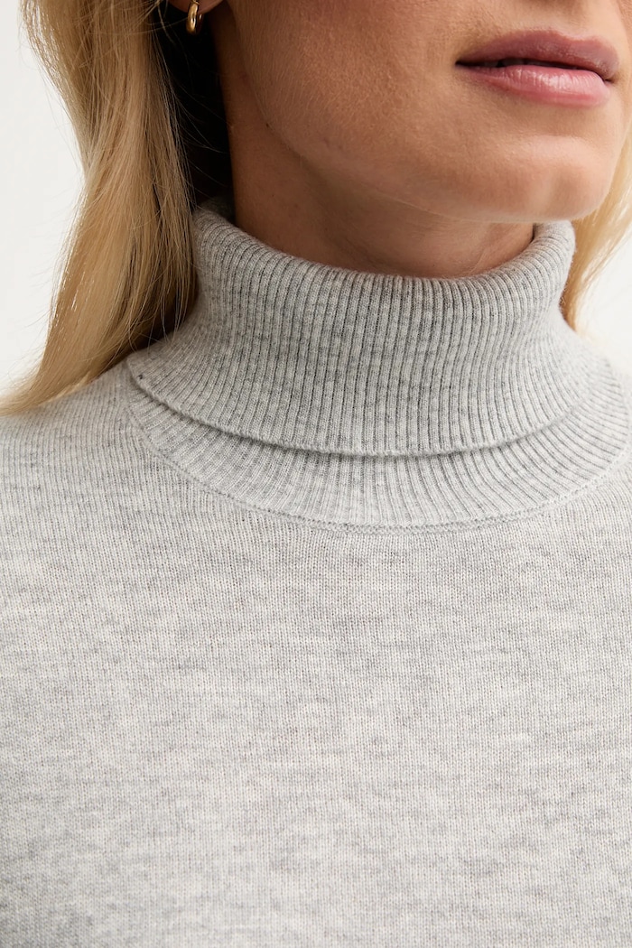 United Colors of Benetton sweter z dodatkiem wełny dziecięcy 102HD203X szary