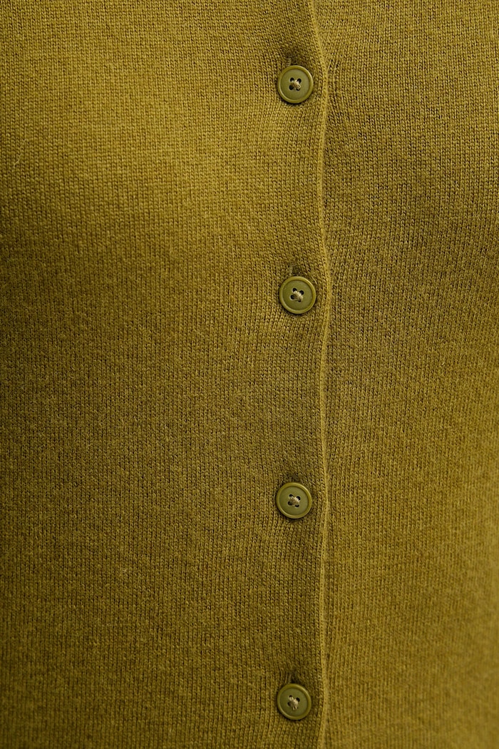 United Colors of Benetton kardigan z dodatkiem wełny 102HD502B zielony