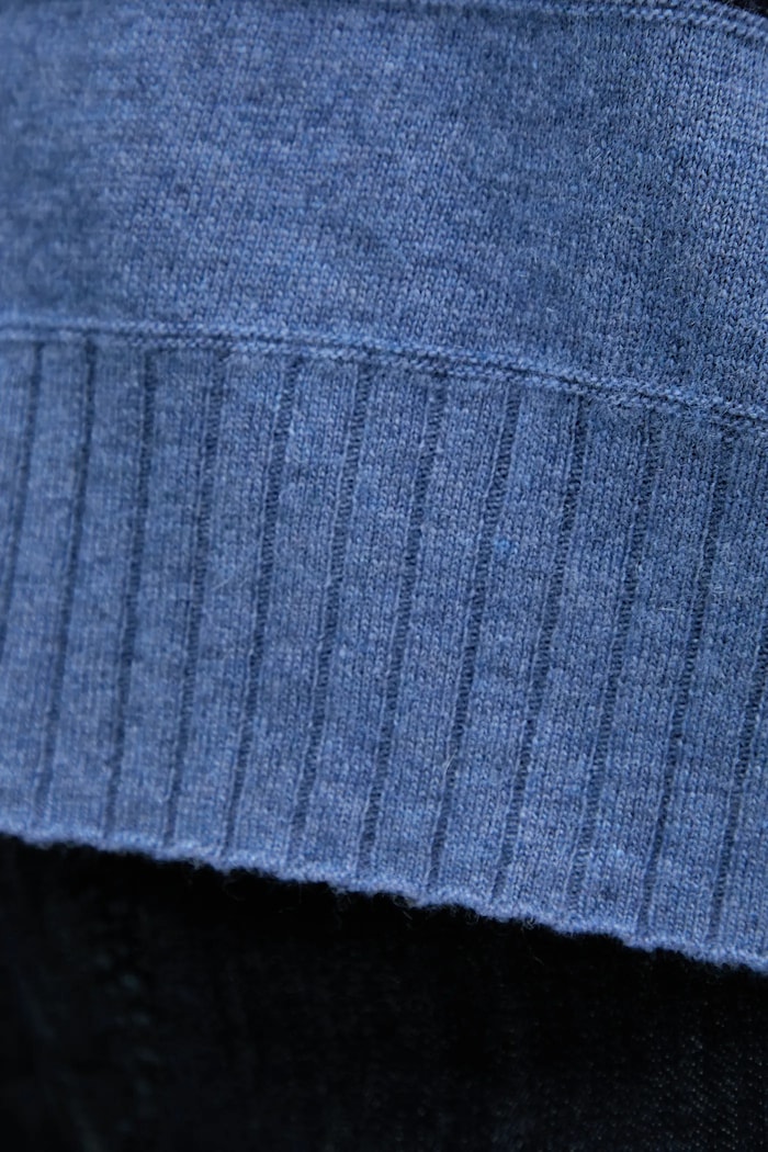 Svetr s příměsí vlny United Colors of Benetton 102HE203V námořnická modř