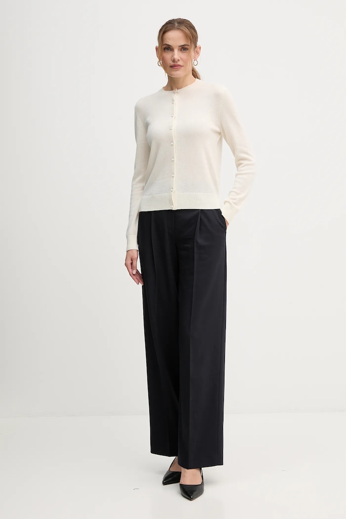 United Colors of Benetton kardigan kaszmirowy 1033D502A beżowy AW25
