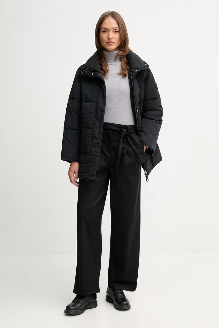 United Colors of Benetton sweter wełniany 11AHD203Y szary AW25