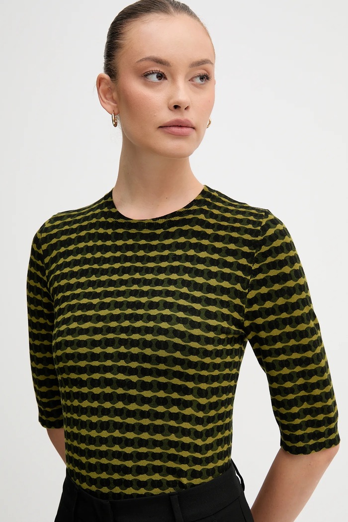 United Colors of Benetton pulover verde 12F3D10EE