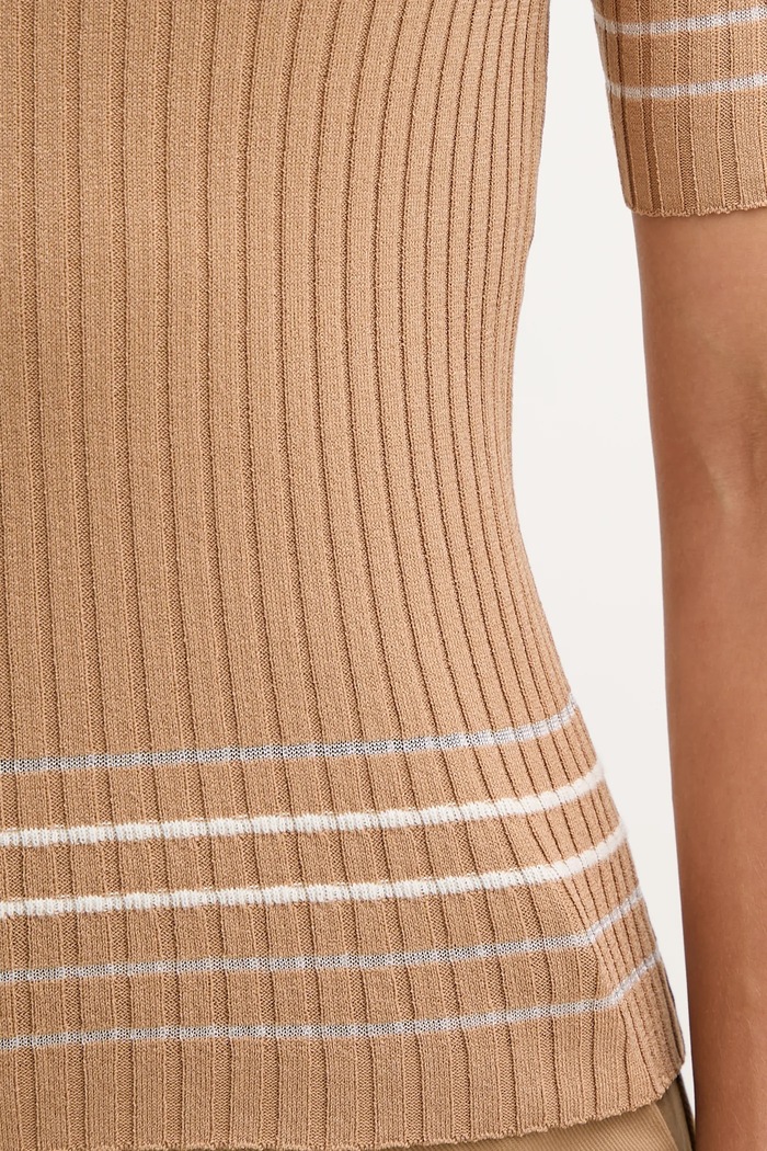 Sweter United Colors of Benetton brązowy 1E3RE10EK