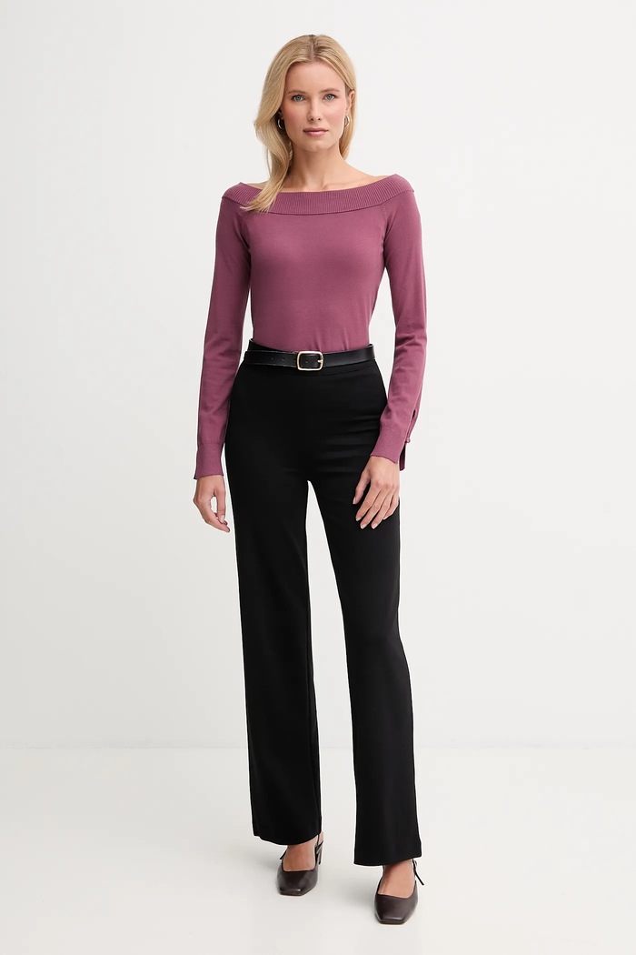 United Colors of Benetton pulover 1W2AD10E0 violet AW25