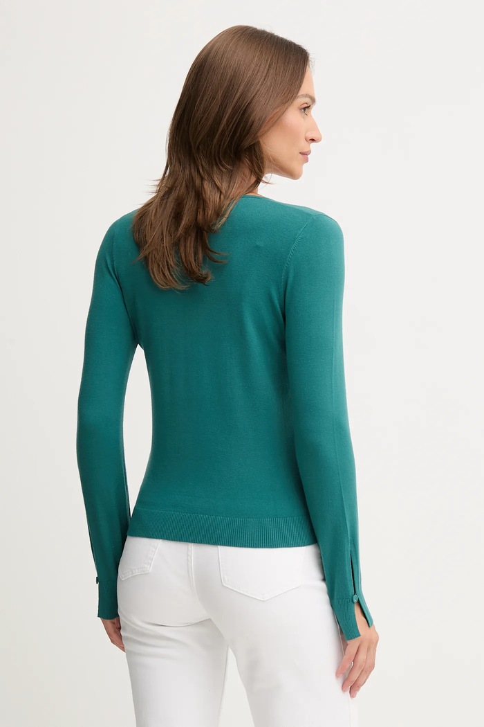 Oblečenie Sveter United Colors of Benetton 1W2AD10E5 tyrkysová