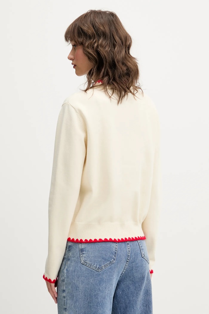 Îmbrăcăminte Never Fully Dressed cardigan Tomato NFDKN697 bej