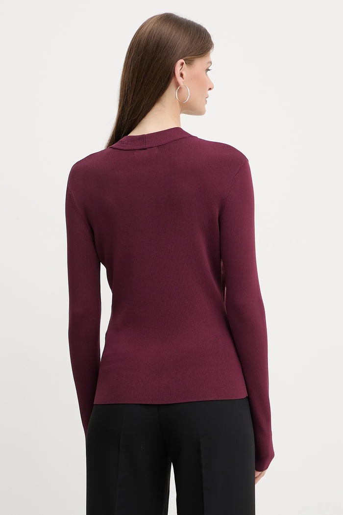 Odzież Armani Exchange sweter XW000763.AF10352 bordowy