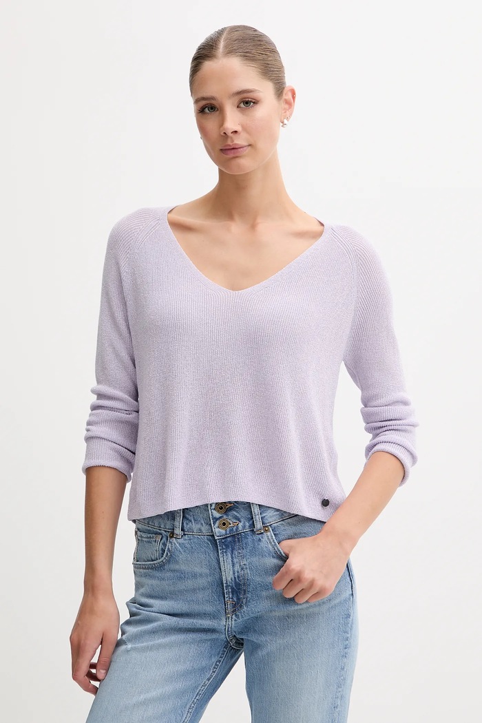 Pepe Jeans pulover subtiri violet PL702309
