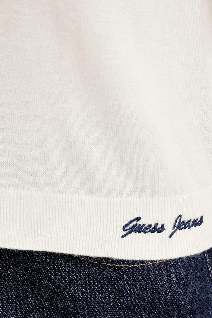 Guess Jeans kardigan z domieszką wełny W5YR32.Z3HO2 beżowy