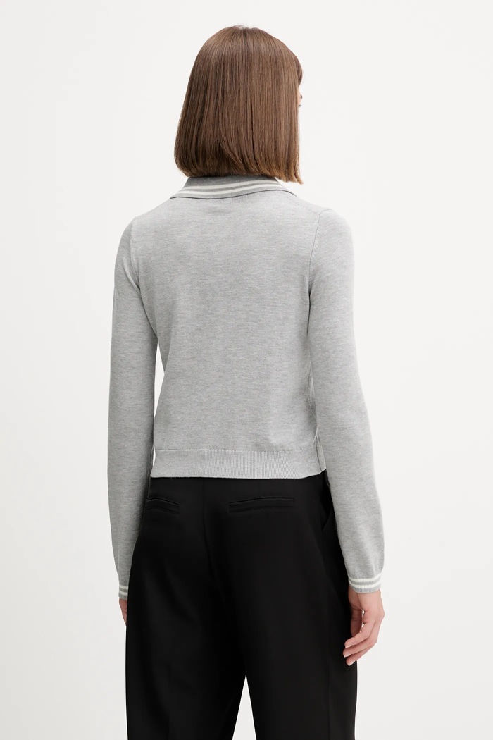 Odzież Guess Jeans kardigan z domieszką wełny W5YR32.Z3HO2 szary