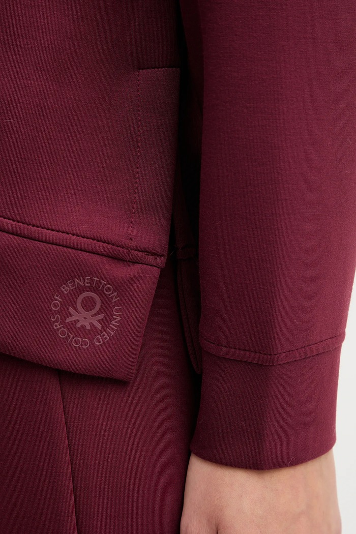 United Colors of Benetton bluză 3Y2F3M07M burgundia