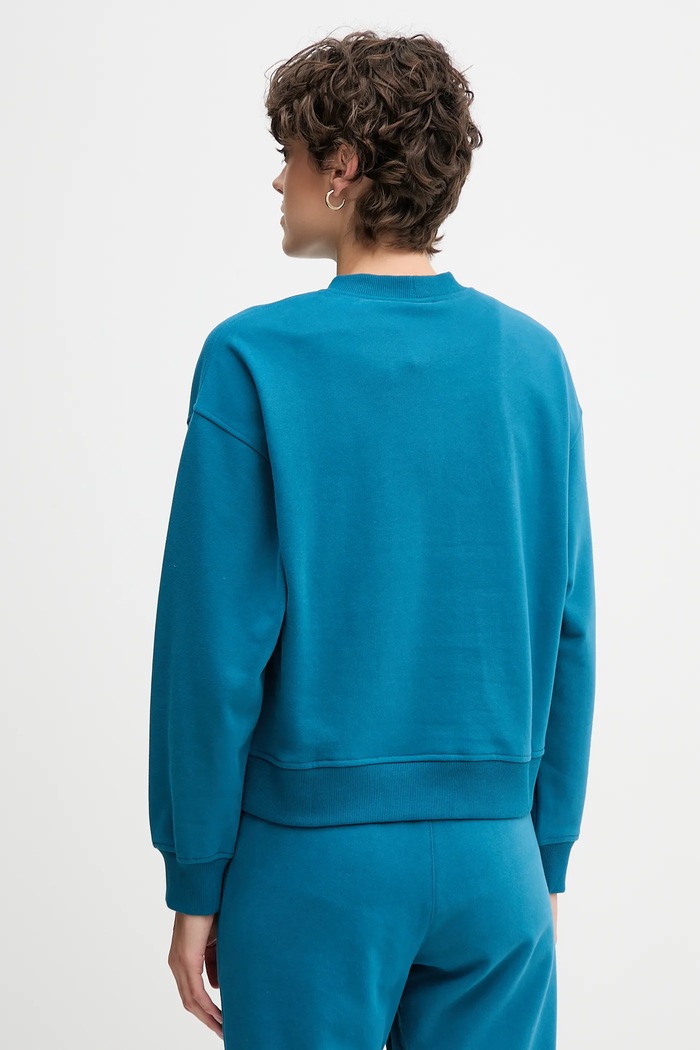 Oblečenie Mikina United Colors of Benetton 3WNW3M07T tyrkysová