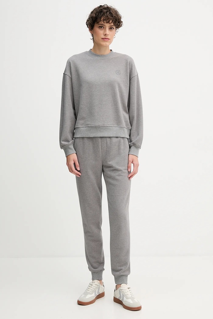 Μπλούζα United Colors of Benetton 3WNW3M07T γκρί AW25