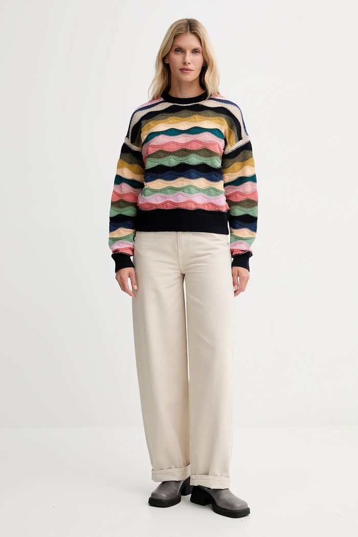 Svetr s příměsí vlny PS Paul Smith W2R.597N.T31367 vícebarevná AW25