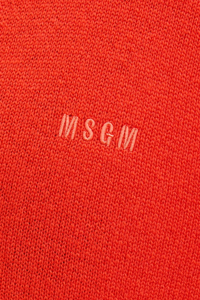 Vlnený kardigán MSGM 3941MDM218.257785 oranžová
