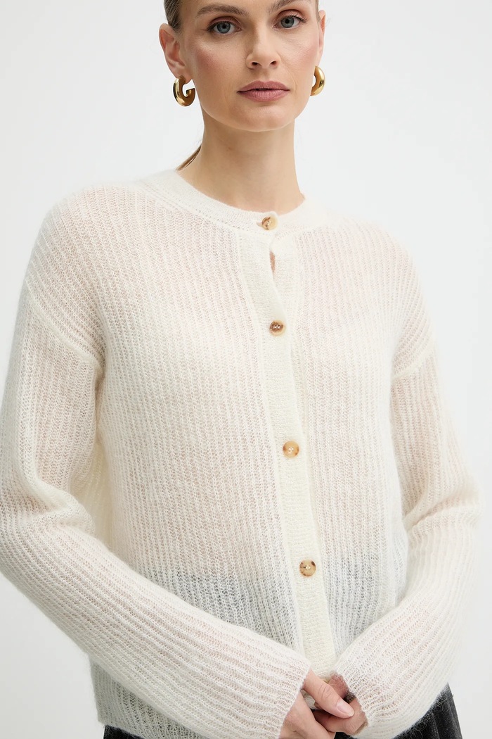 Жилетка с вълна MM by Max Mara MEANDRO бежов 2526346028600