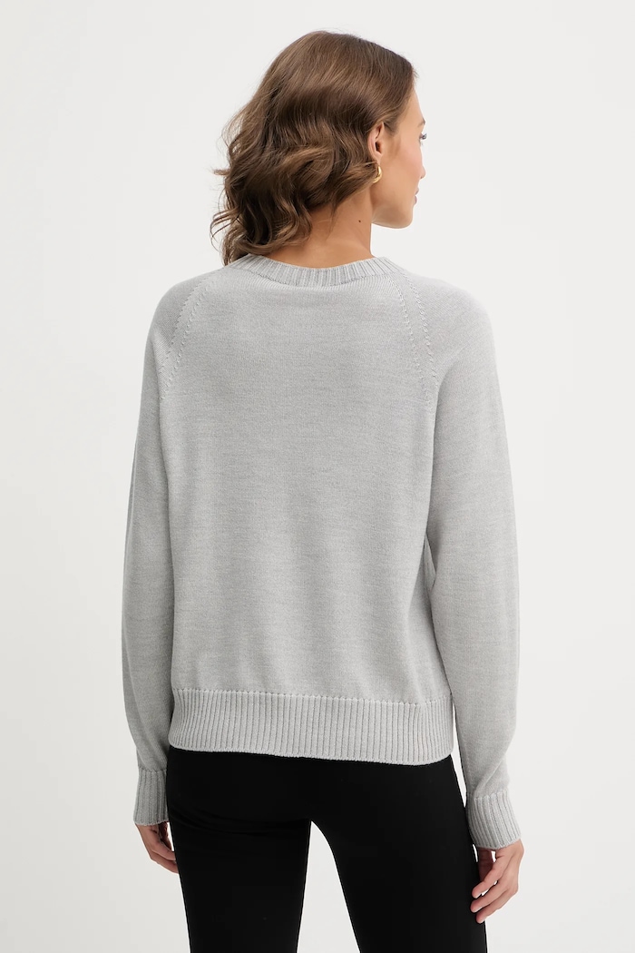 Дрехи Вълнен пуловер MM by Max Mara EBANO 2526366148600 сив