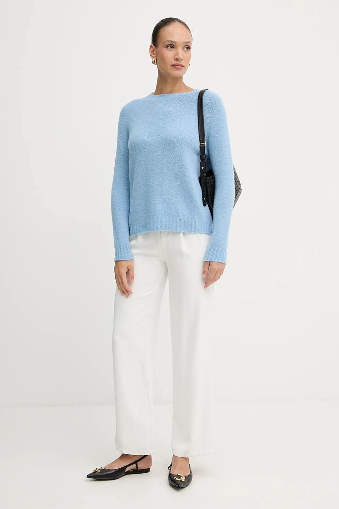 Weekend Max Mara Pulover din amestec de lână GHIACCI 2525366151600 albastru AW25