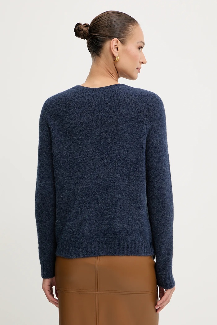 Îmbrăcăminte Weekend Max Mara Pulover din amestec de lână GHIACCI 2525366151600 bleumarin
