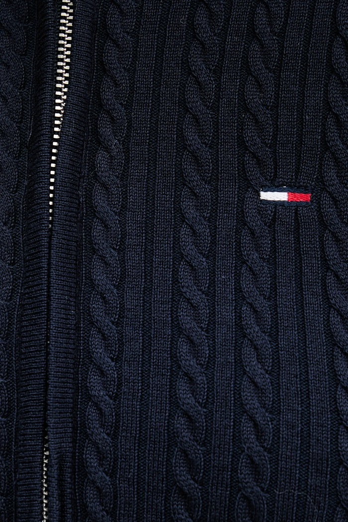 Tommy Jeans kardigán DW0DW21673 sötétkék