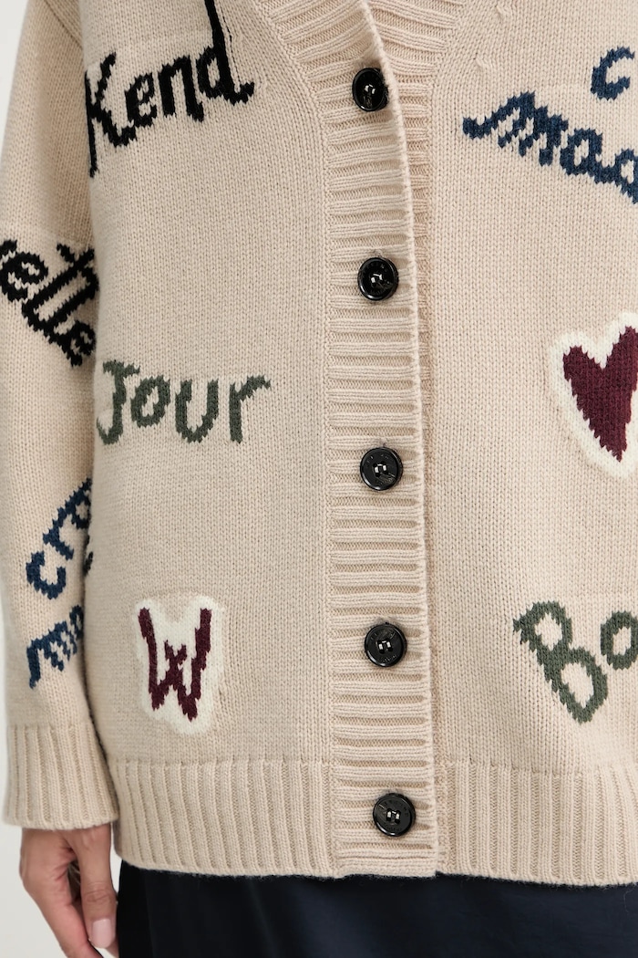 Weekend Max Mara cardigan in lana BELGIO 2525346082600 beige