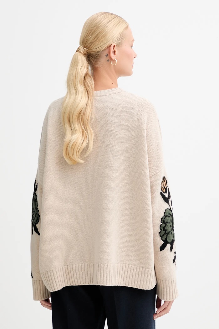 Îmbrăcăminte Weekend Max Mara Pulover de lână PAVIDI 2525366262600 bej