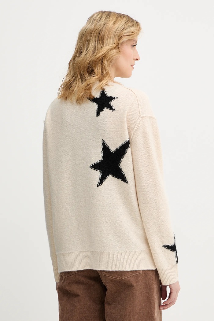 Oblečení Kašmírový kardigan ZADIG&VOLTAIRE KWCA01626 béžová