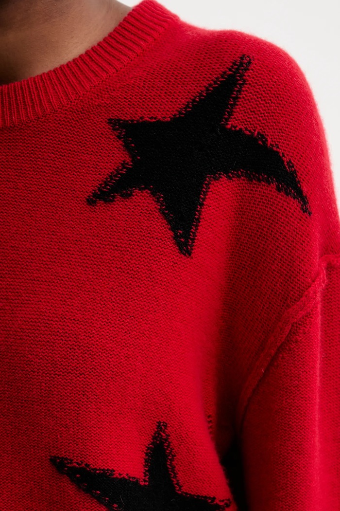 ZADIG&VOLTAIRE pulover de cașmir KWSW02844 rosu