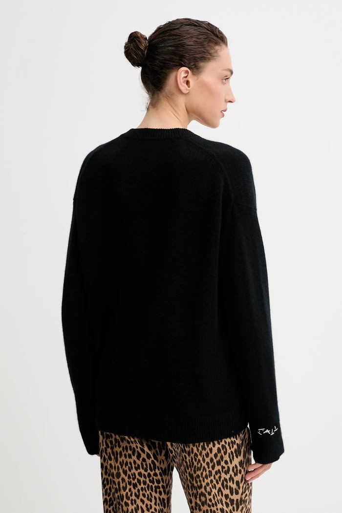 Odzież ZADIG&VOLTAIRE sweter kaszmirowy KWSW02913 czarny