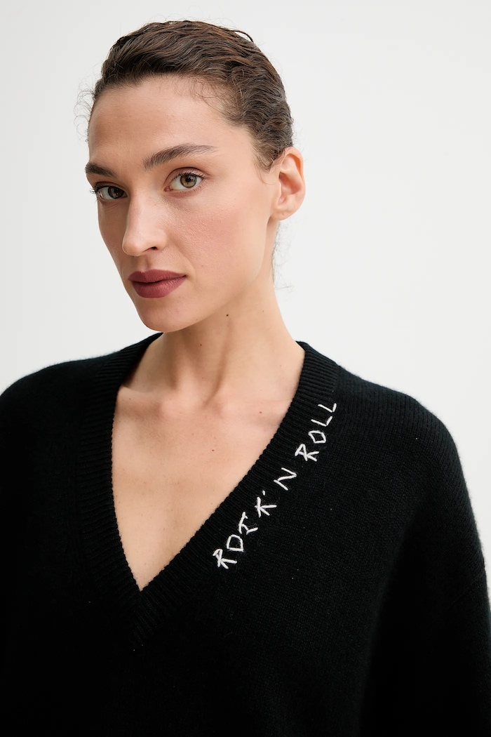 ZADIG&VOLTAIRE sweter kaszmirowy czarny KWSW02913