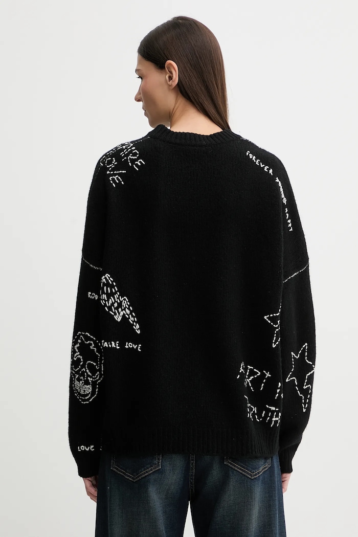 Oblečení Vlněný svetr ZADIG&VOLTAIRE KWSW02902 černá
