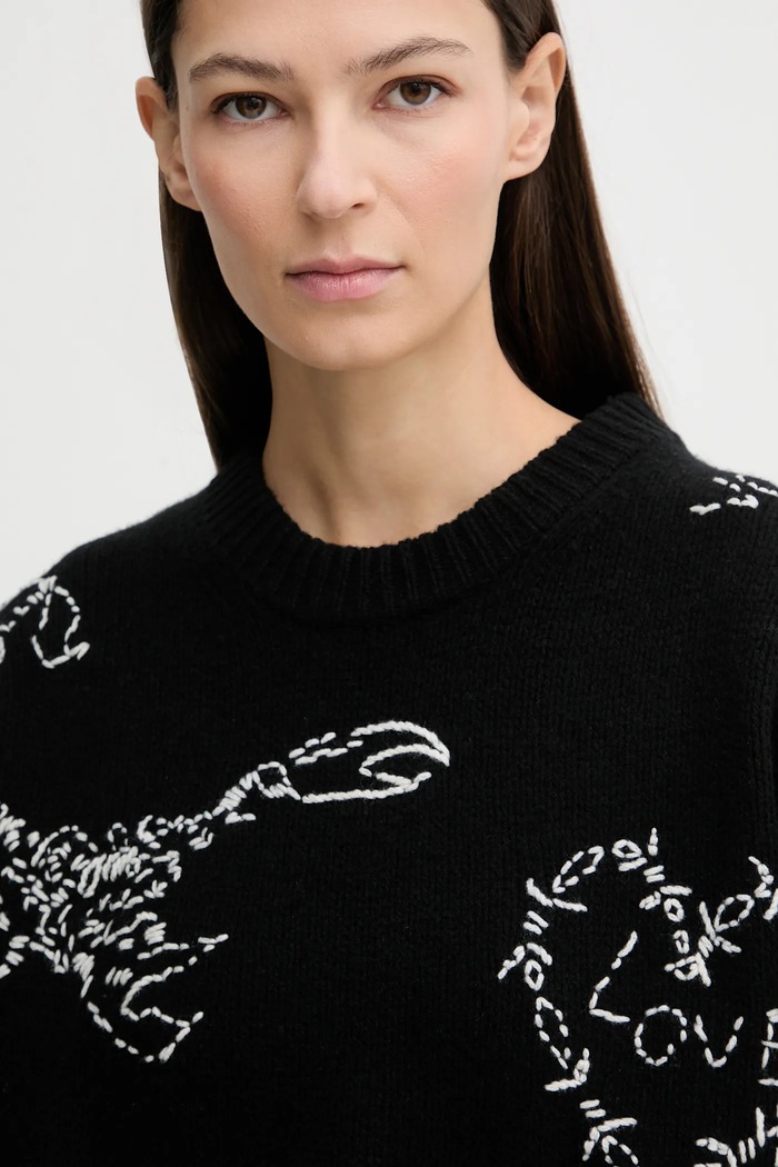 Vlněný svetr ZADIG&VOLTAIRE černá KWSW02902