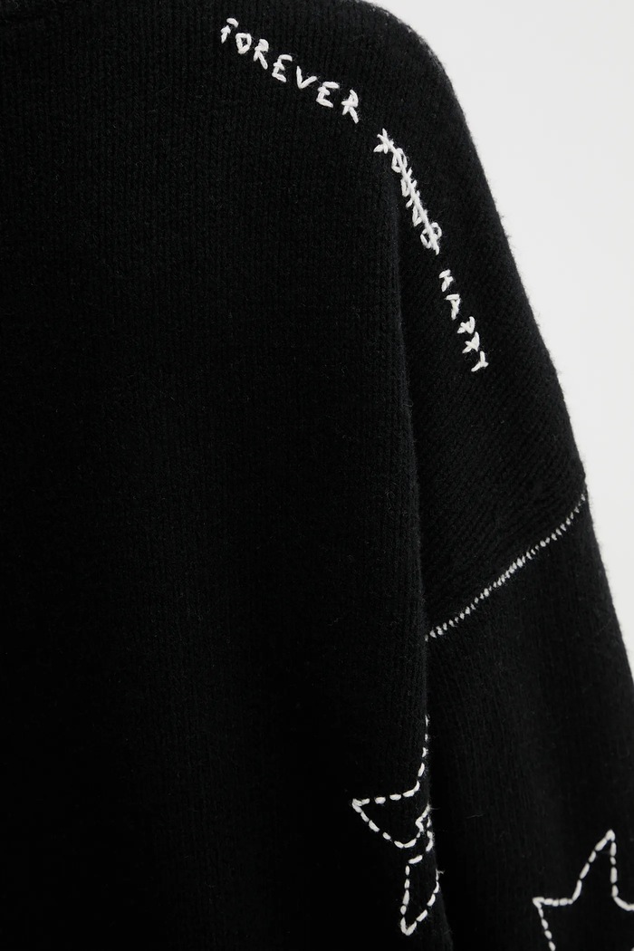 Vlněný svetr ZADIG&VOLTAIRE KWSW02902 černá