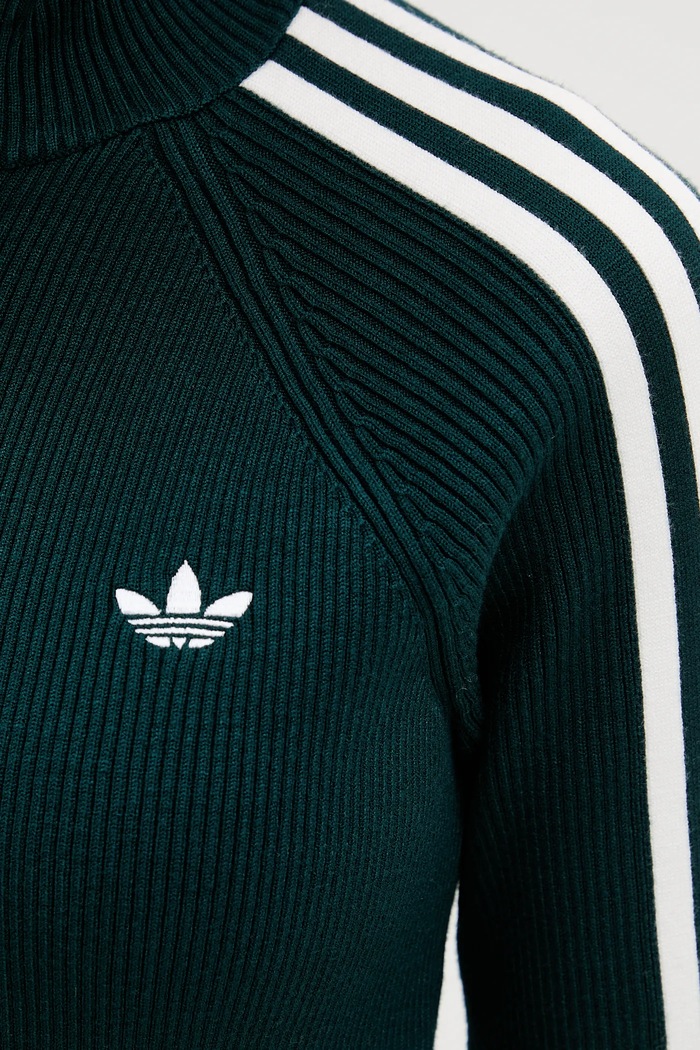 adidas Originals kardigan Slim Knit Tt JY2599 zielony