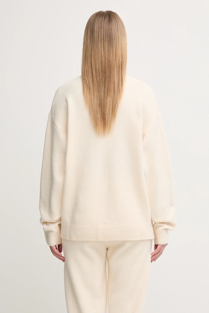 Clothing adidas Originals wool blend jumper Knitted Sweater KF2339 beige