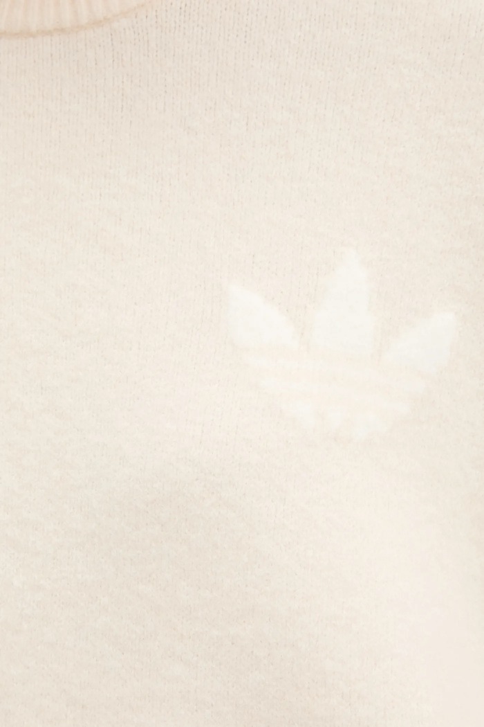 Πουλόβερ με προσθήκη μαλλιού adidas Originals Knitted Sweater adidas Originals μπεζ KF2339