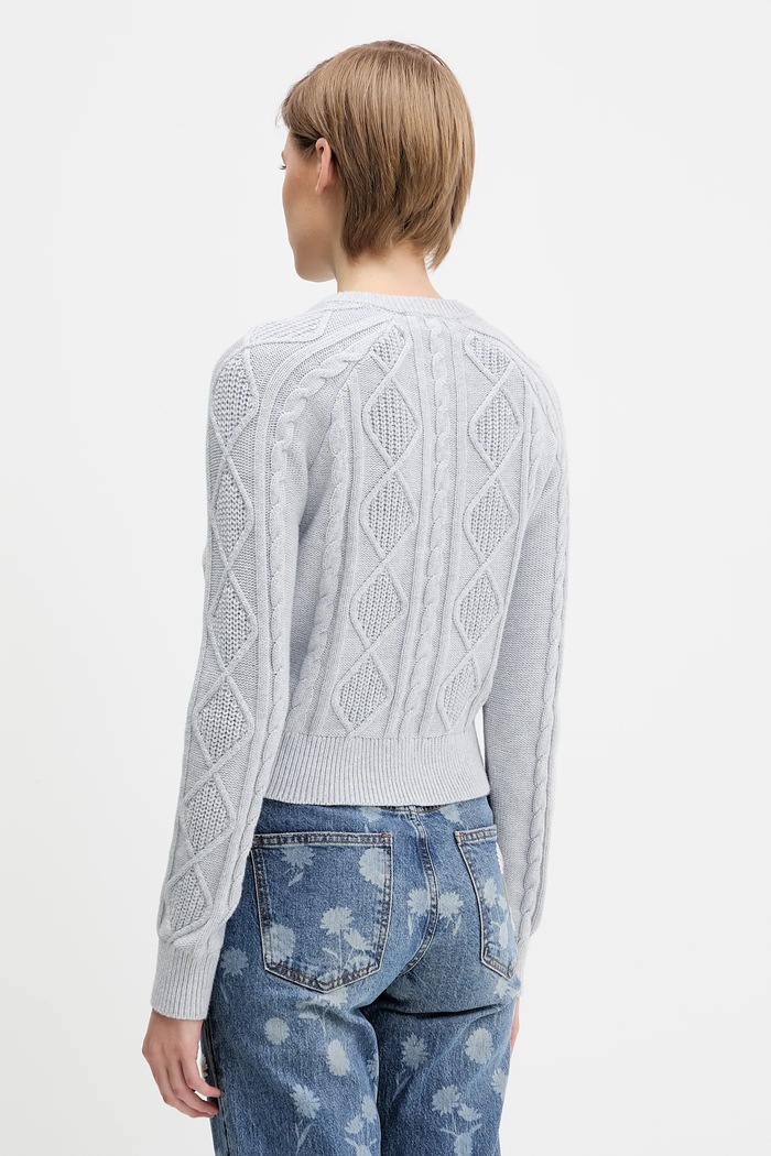 Oblečení Kardigan Abercrombie & Fitch KI150.5308.112 šedá