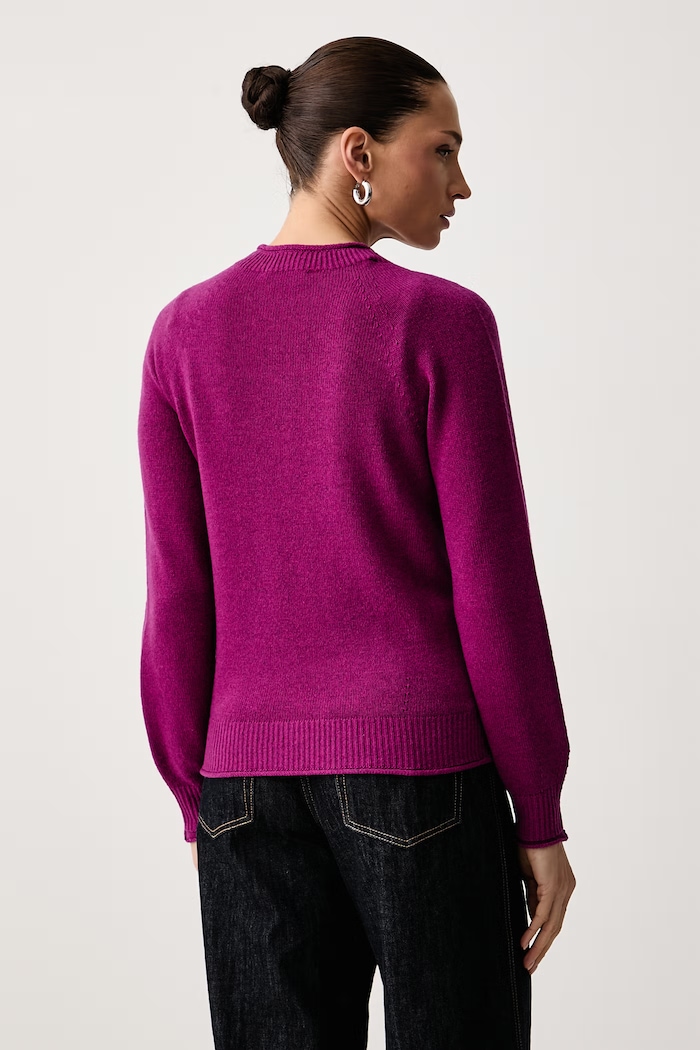 Odzież Lacoste Sweter damski wełniany AF4160 różowy