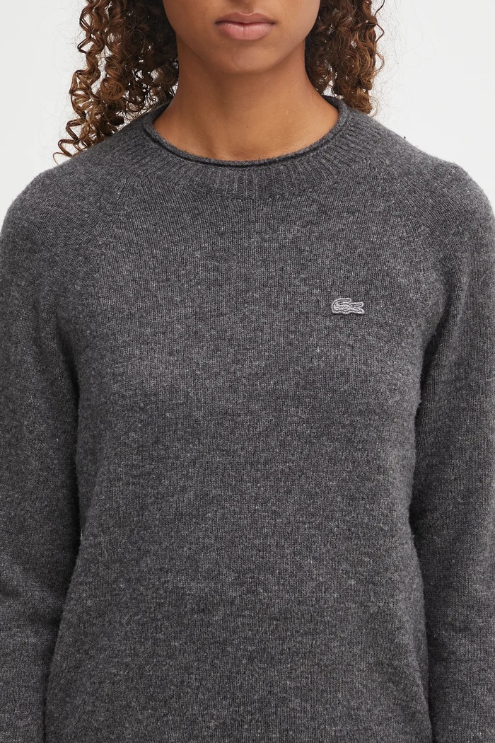 Lacoste maglione in lana grigio AF4160