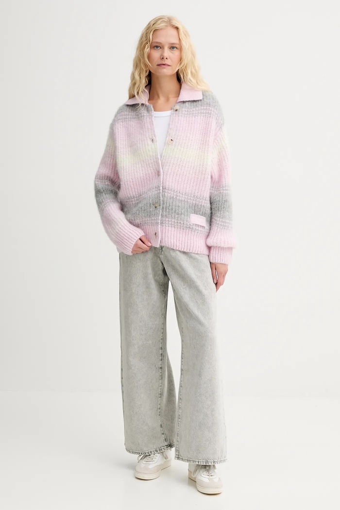 Kenzo cardigan de lână FF62CA7043CG roz AW25