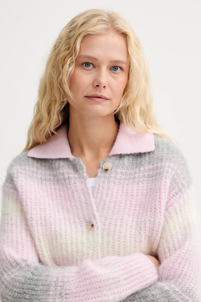 Kenzo cardigan de lână roz FF62CA7043CG