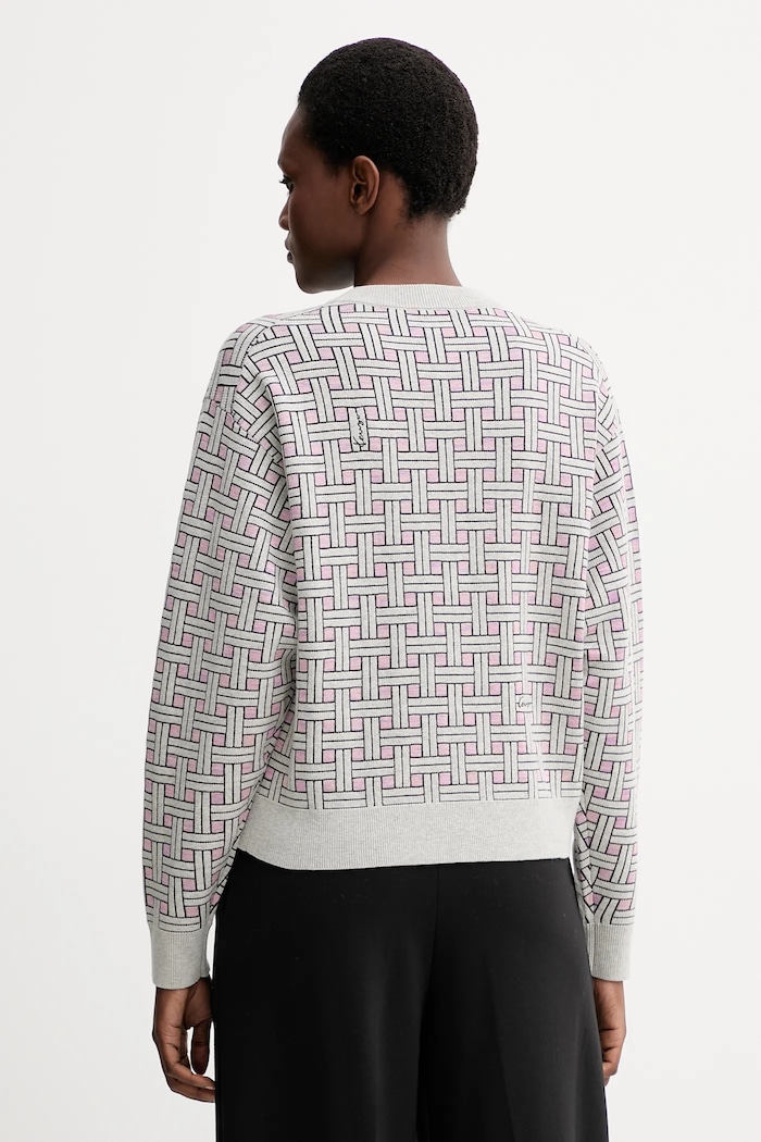 Îmbrăcăminte Kenzo cardigan din amestec de lână FF62CA7033CQ gri