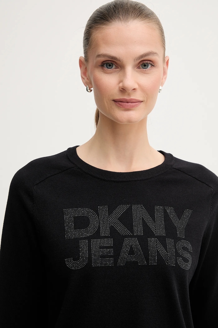 Dkny pulóver fekete DJ4R0454