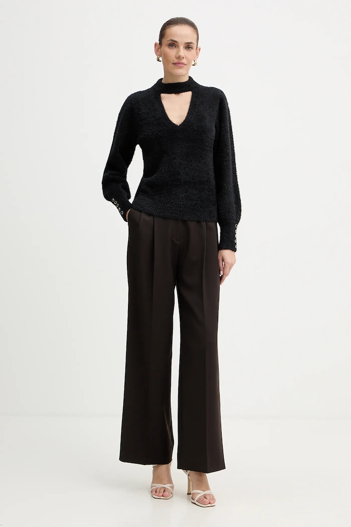 Guess pulóver YUKI W5BR92.Z3BJ0 fekete AW25