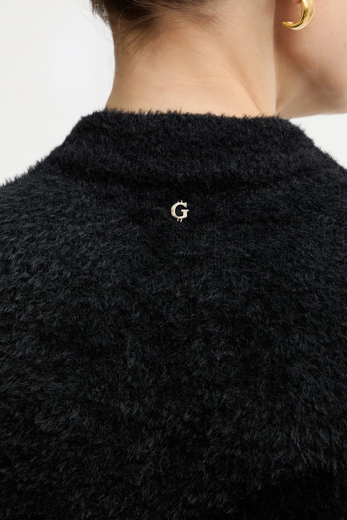 Guess pulóver YUKI W5BR92.Z3BJ0 fekete
