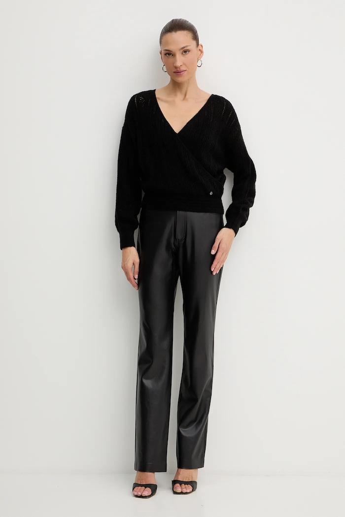 Svetr s příměsí vlny Guess IZABELLA W5BR90.Z3HQ0 černá AW25