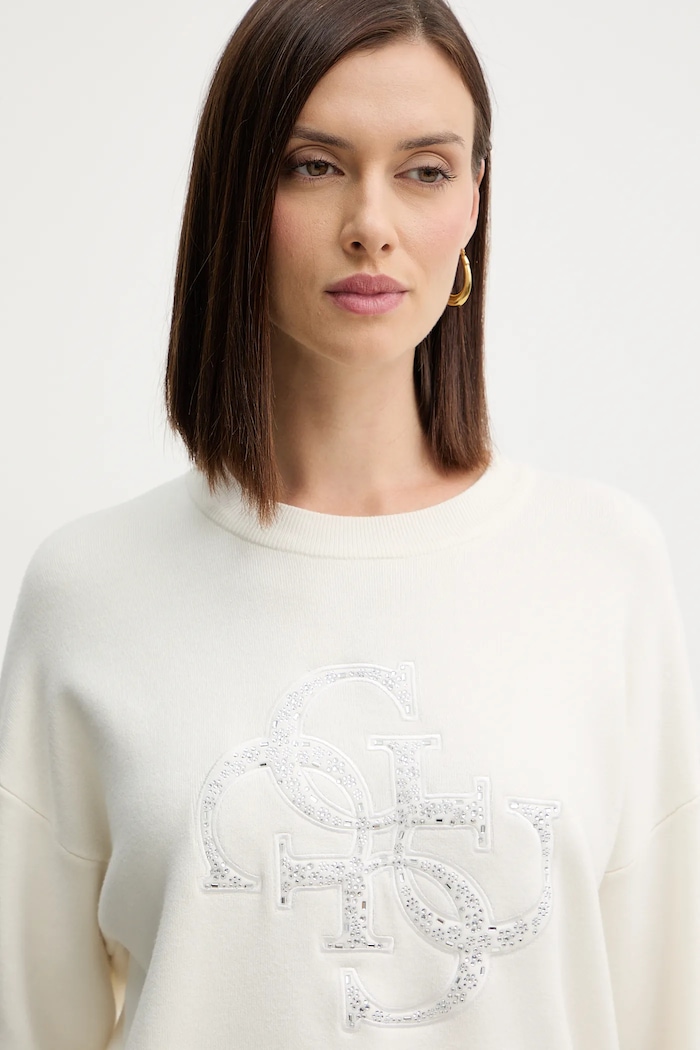 Свитер Guess SYLVIE бежевый W5BR42.Z26I2