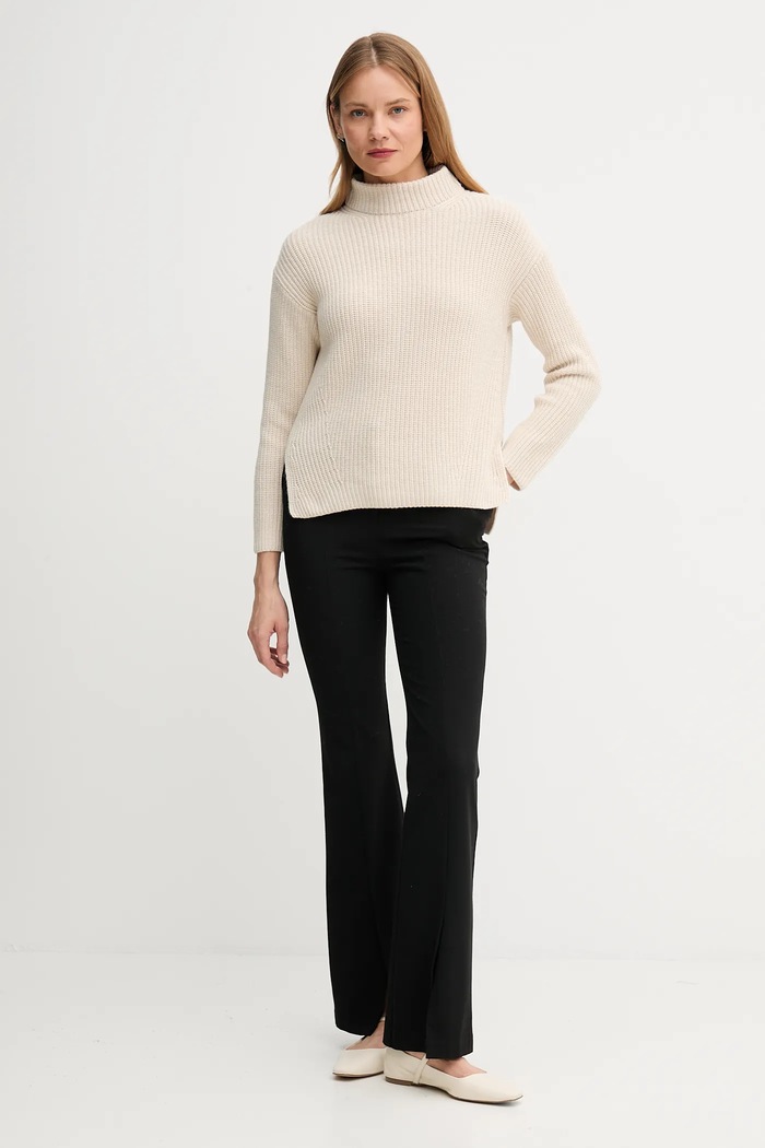 Joop! gyapjú pulóver 30048456 bézs AW25