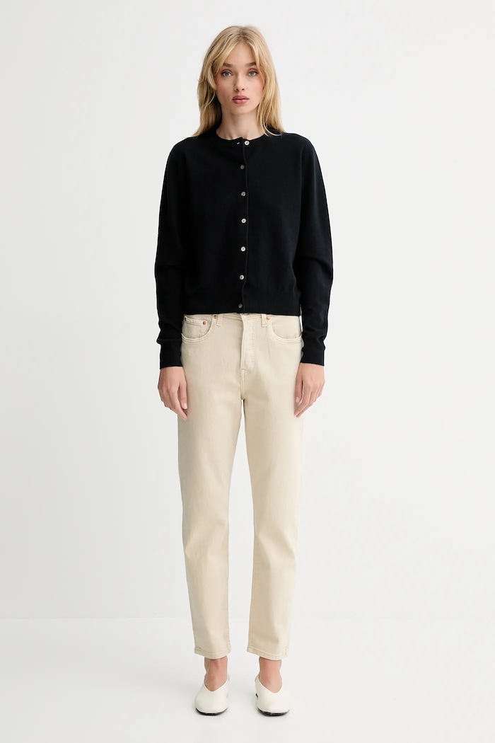 Πλεκτή ζακέτα Levi's 0037P μαύρο AA00
